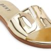 dkny Gold Waltz Flat Sandals 1